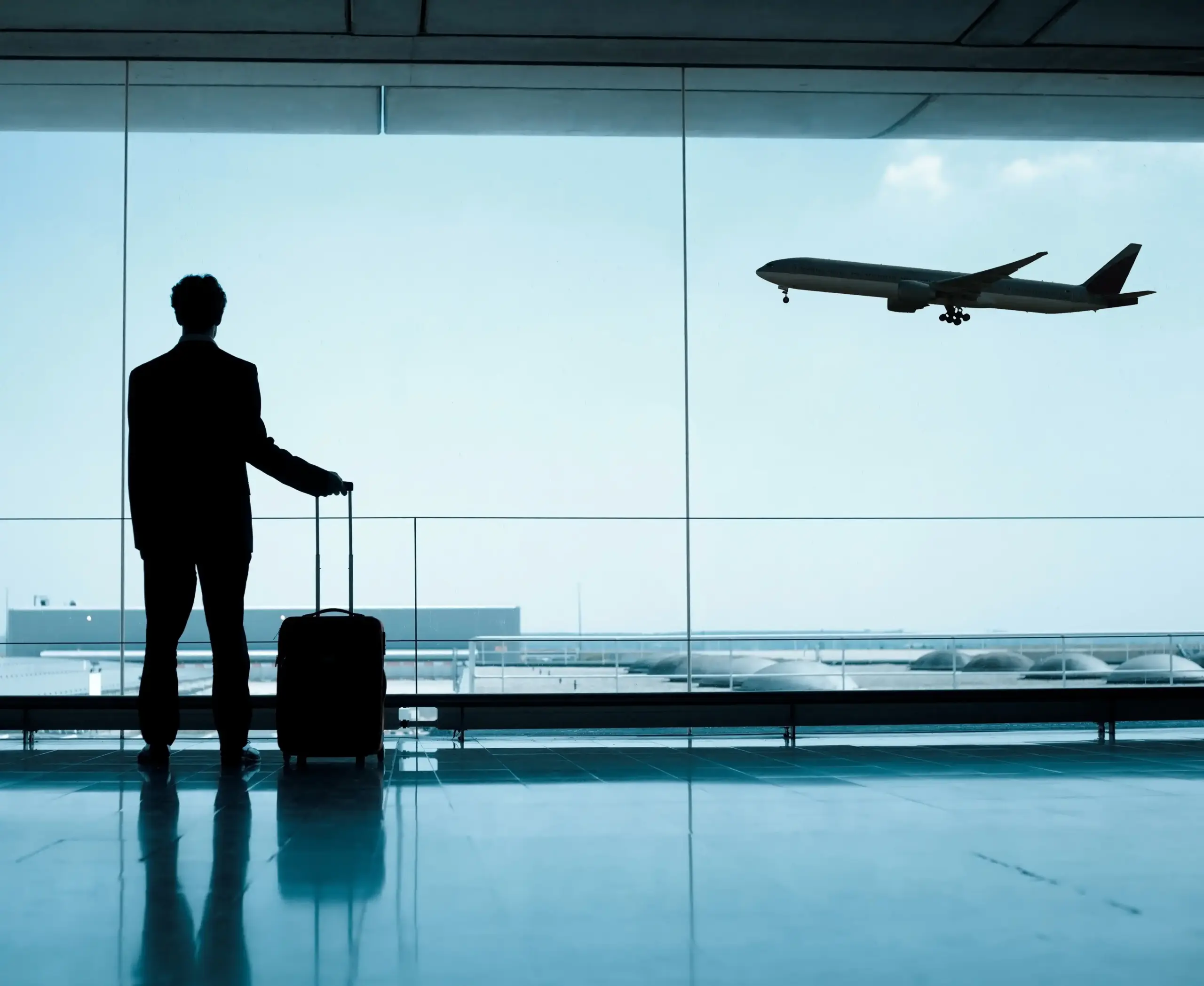 Businessman at the airport